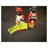 Pair of 'Mammy' Salt & Pepper shakers