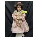 Vintage 'Mary Elizabeth' 20' tall Porcelain Doll