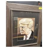 24 X 28 Framed Donald Trump