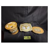 Western motif Bath set, tooth brush holder, soap