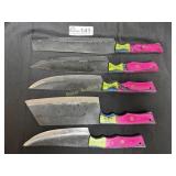 5 piece Bright & Beautiful Custom, handmade Chef's