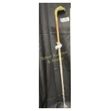 Wooden Cane with gold toned Eagle