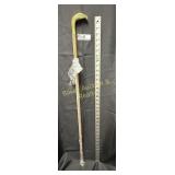 Vintage style brass tone eagle head walking cane