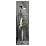 Black Horse head walking stick