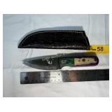 Handmade Full-Tang Damascus Steel  knife w/sheath