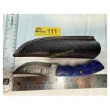 Custom Handmade Full-Tang Damascus Steel  knife