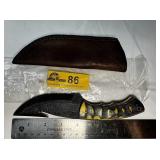 Custom Handmade Full-Tang Damascus Steel  knife