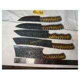 5 piece Handmade Chef set