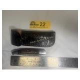 Handcrafted 4.5' Damascus steel blade pocket knife