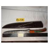 Custom Handmade Full-Tang Damascus Steel  knife