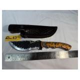 Custom Handmade Full-Tang Damascus Steel  knife