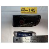 Custom Handmade Damascus Steel  pocket knife