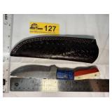 Custom Handmade Full-Tang Damascus Steel  knife