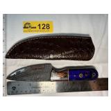 Custom Handmade Full-Tang Damascus Steel  knife