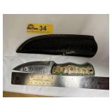 Custom Handmade Full-Tang Damascus Steel  knife