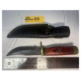 Custom Handmade Full-Tang Damascus Steel  knife