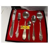 28 Piece MHSCutlery Stainless Steel Flatware Set