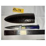 Custom Handmade Full-Tang Damascus Steel  knife