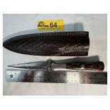 Handmade Full-Tang Damascus Steel Dagger knife