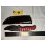 Custom Handmade Full-Tang Damascus Steel  knife