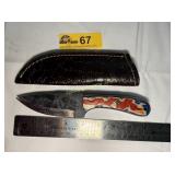 Custom Handmade Full-Tang Damascus Steel  knife