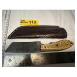 Custom Handmade Full-Tang Damascus Steel  knife