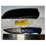 Custom Handmade Full-Tang Damascus Steel  knife
