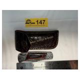 Custom Damascus Steel pocket knife