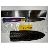 Hand made Damascus steel Dagger with Sheath