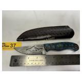 Custom Handmade Full-Tang Damascus Steel  knife