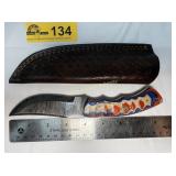Custom Handmade Full-Tang Damascus Steel  knife