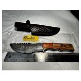 Custom Handmade Full-Tang Damascus Steel  knife
