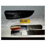 Custom Handmade Full-Tang Damascus Steel  knife