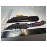 Custom Handmade Full-Tang Damascus Steel  knife