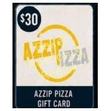 $30 Azzip Pizza gift card