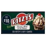 (3) $10 G.D. Ritzy's gift cards