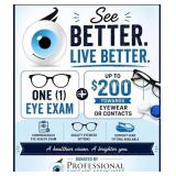 Eye Exam + $200 Eyewear Credit