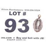 STERLING MEDAL OF THE IMMACULATE CONCEPTION