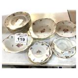 PARTIAL WARWICK CHINA SET