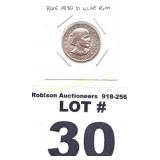 1980 D WIDE RIM SUSAN B ANTHONY DOLLAR - RARE