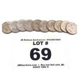 (10) 1979 SUSAN B ANTHONY DOLLARS