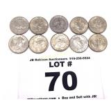(10) 1979 SUSAN B ANTHONY DOLLARS