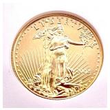 2008 G$5 AMERICAN GOLD EAGLE NGC GEM 1/10TH OZ
