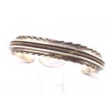 NORBERT JOHNSON NATIVE STERLING 1/20 12KGF BRACELE