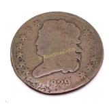 1829 HALF CENT