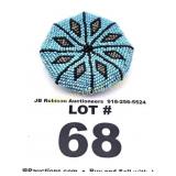 NATIVE BEADED COIN PURSE PAT PEND 1903