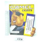 CAMEL LIGHTS THERMOMETER SIGN (NO THERMOMETER)