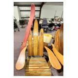 ADIRONDACK SKI CHAIR & DECORATIVE SKI