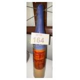 CLAY VASE APPRX. 20 INCHS TALL