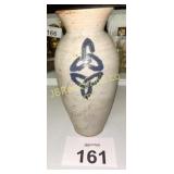 CLAY VASE APPRX. 11 INCHES TALL